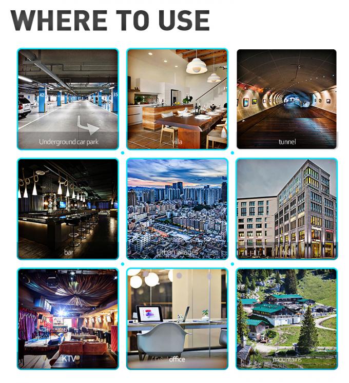 Repetidor del teléfono celular del aumentador de presión B5 de la señal del coche del G/M 3G 4G del amplificador del vehículo MINI 11