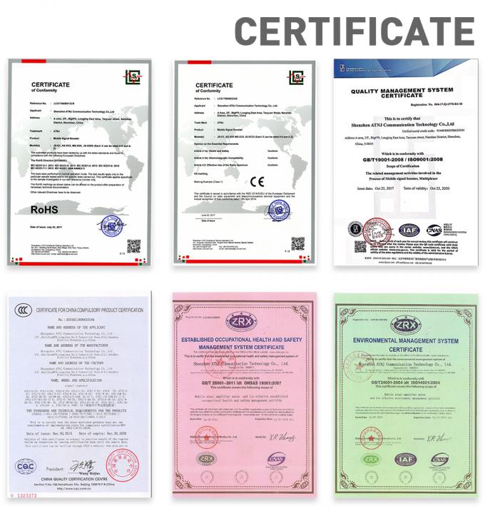 amplificador celular de la señal 17dBm, banda repetidor de la red de 8 G/M 14