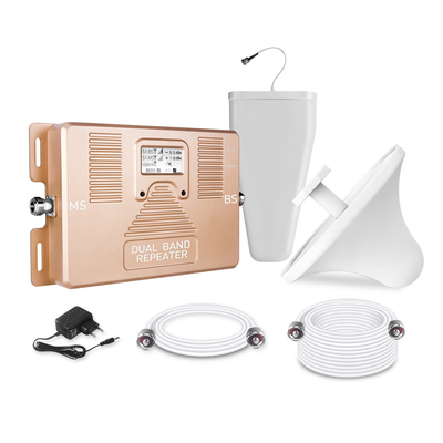 comprar Cobertura Amplificador de señal de banda doble 800 / 1800MHz Repetidor celular 2G 4G LTE fabricación en línea