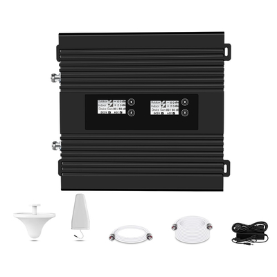 comprar repetidor móvil dual de la señal del aumentador de presión 900MHz 1800MHz de la señal de la banda 80dB fabricación en línea