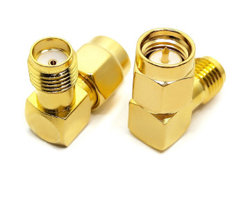 comprar Tipo varón del RF SMA del codo al conector hembra para el aumentador de presión de la red fabricación en línea