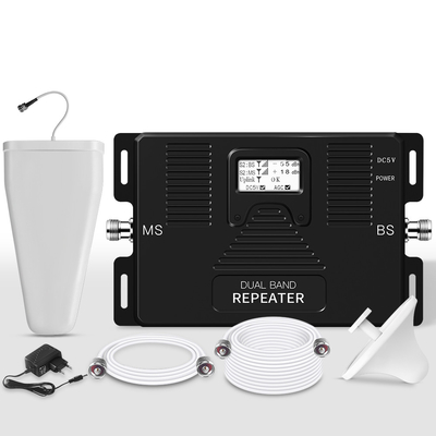 comprar aumento dual del aumentador de presión 900MHz 1800MHz 70dB de la señal de la banda de 2G 4G con el LCD fabricación en línea