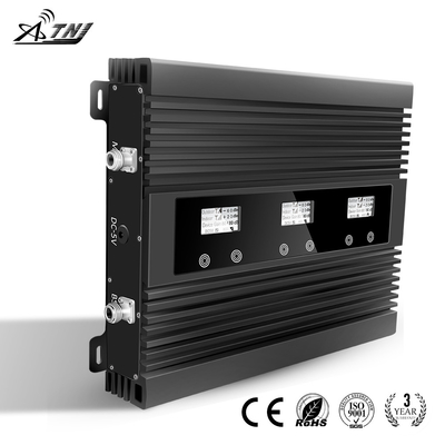 comprar Tri amplificador celular del repetidor 2G 3G 4G de la banda de la alta ganancia 80dB fabricación en línea