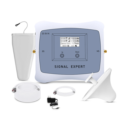 Amplificador celular de la señal del aumentador de presión 850MHz del repetidor dual inteligente de la banda CDMA 4G LTE