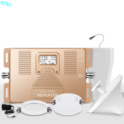 Buen precio Amplificador de señal 2G/3G/4G de banda dual 1800/2100MHz con pantalla LCD en línea