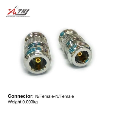 Tipo femenino modificado para requisitos particulares material de N de la aleación del cinc del conector del aumentador de presión de la señal