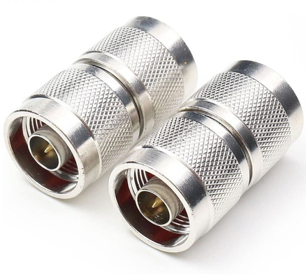 Tipo masculino modificado para requisitos particulares conector de N del aumentador de presión de la señal impedancia de 50 ohmios