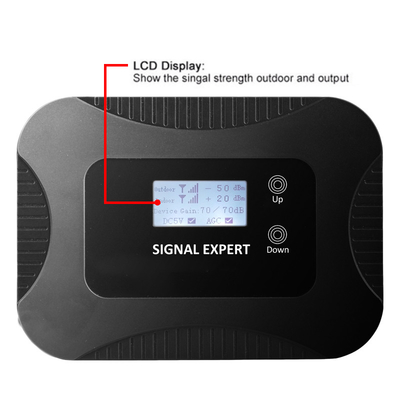 Material plástico de la sola de la banda 2100MHz 3G de la señal aleación elegante del repetidor