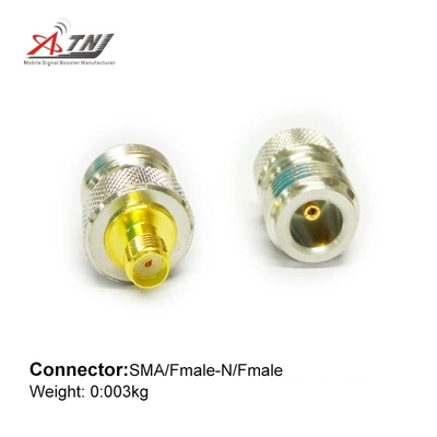 hembra de los conectores SMA del aumentador de presión del teléfono celular 50OHm al tipo femenino de N