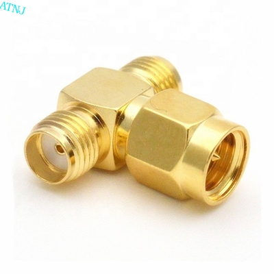 Buen precio Tipo varón de T de los adaptadores SMA del cable del aumentador de presión del teléfono celular a doblarse hembra en línea