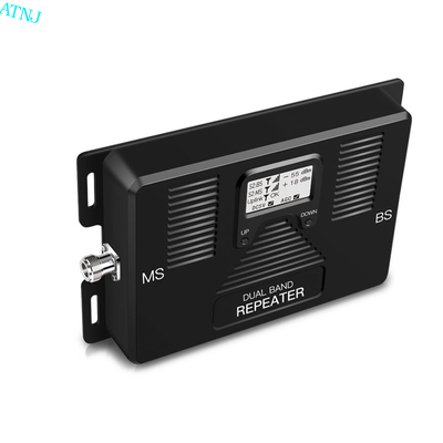 Buen precio aumentador de presión dual del suplemento 850MHz 2100MHz de la gama de la banda de 2G 3G 4G 70dB en línea
