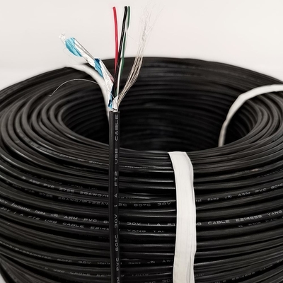 UL2725 AES molió longitud modificada para requisitos particulares aislada del cable de alambre del PVC de 4 bases