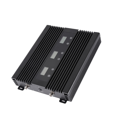 banda 900MHz 1800MHz 2100MHz del amplificador de aumentador de presión del teléfono celular 80dB tri